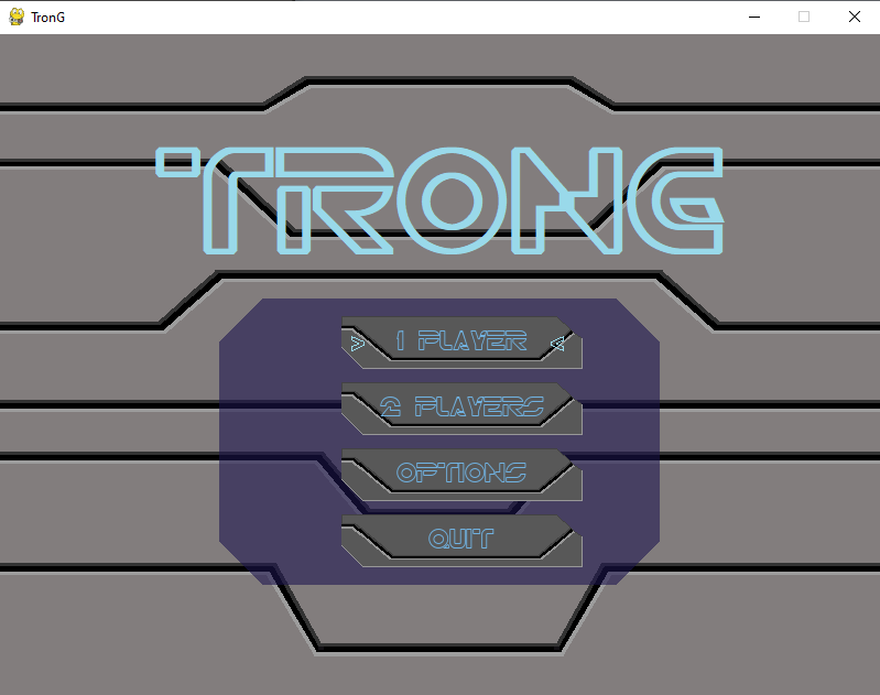 TronG - game with animation and sounds - Pygame